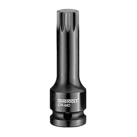Teng Tools M17 XZN Triple Square 1/2 Inch Drive 3.1 Inch Long DIN Chrome Molybdenum Spline Impact Bit Socket 923817
